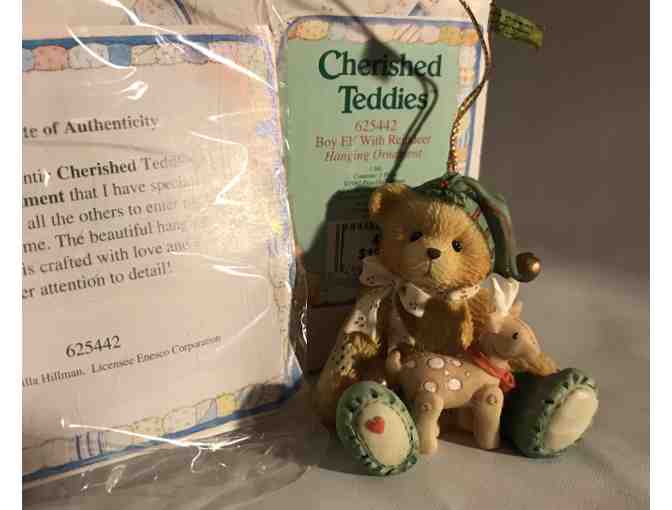 Cherished Teddies Boy with Reindeer
