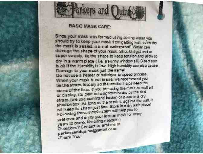 Parkers & Quinn Leather Cat Mask