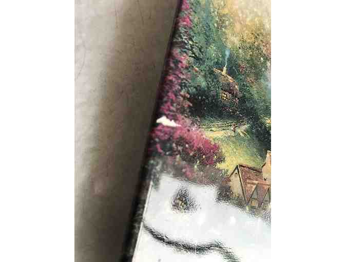 Trio of Thomas Kinkade Lamplight Plates