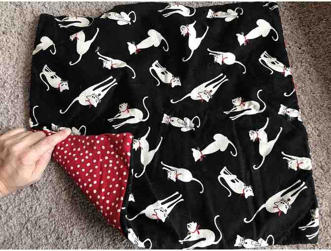 Nip Mat - Black with White Cats