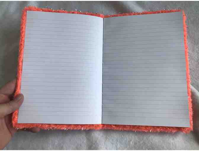 Lot of 2 Fuzzy Kitty Notebooks