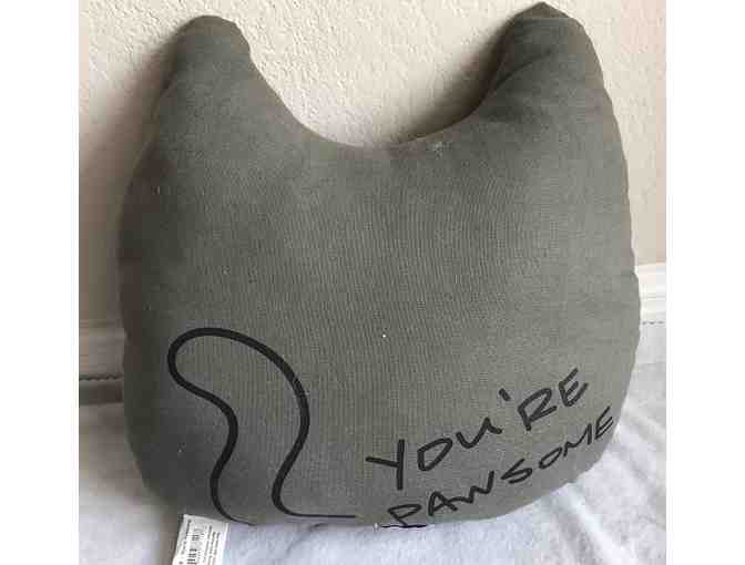 Grey Cat Pillow