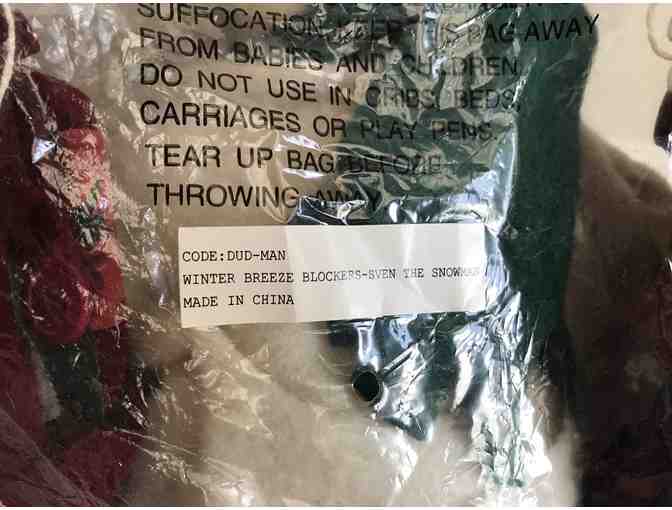 Winter Breeze Blocker - Sven the Snowman