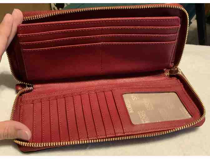 Michael Kors Red Leather Wallet - New