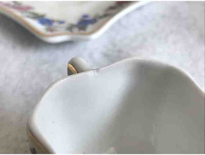 Trio of Tiny Teacups and Saucers