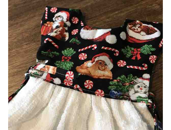 Decorative Kitchen Towels - Christmas Cats