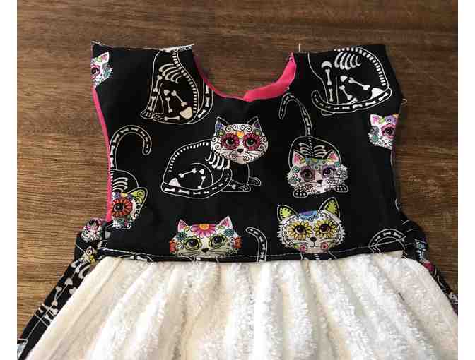 Decorative Kitchen Towels - Day of the Dead Cats