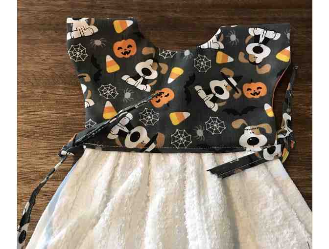 Decorative Kitchen Towels - Dog Halloween