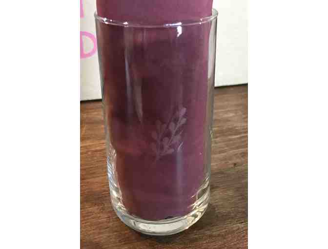 Etched Glass Tumbler - Short Branch