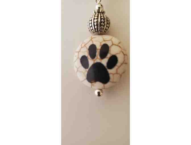 Paw Print Key Chain