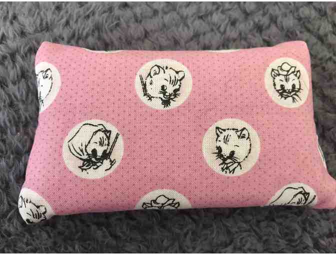 Tissue Holder - Pink/White Cats with Pink Trim