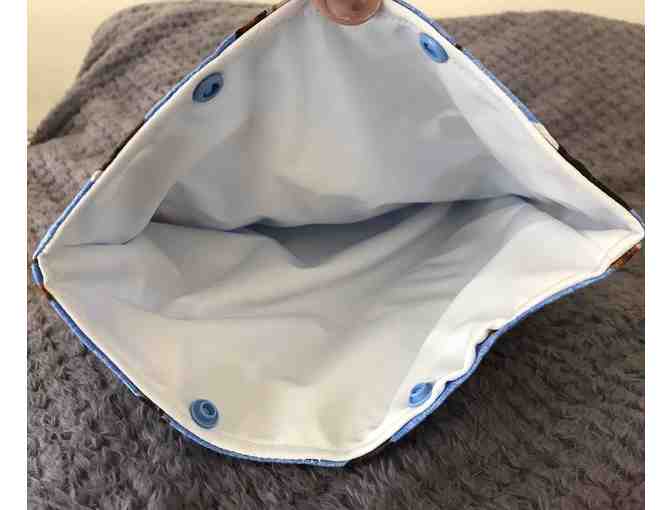 Snack Bags - Blue with Cats