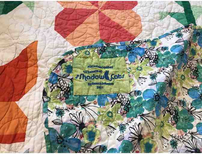 Butterflies and Blooms Quilt 58 x 85