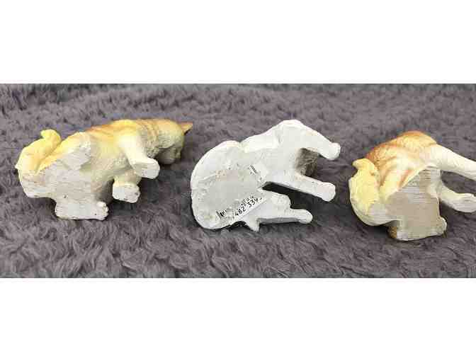 Lot of 3 Small Resin Cat Figures