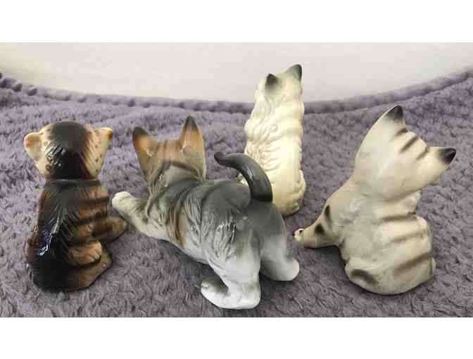 Lot of 4 Vintage Cat Figurines