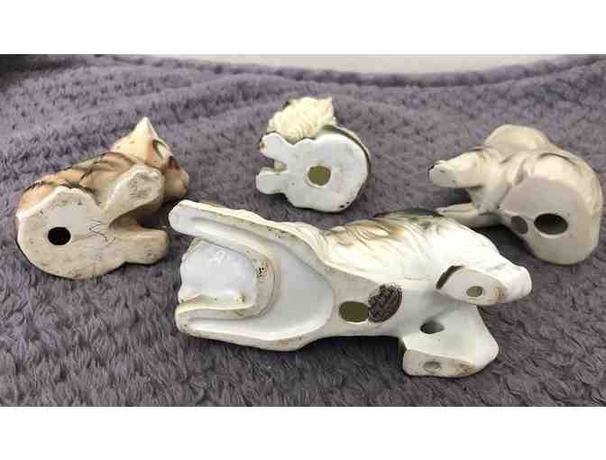 Lot of 4 Vintage Cat Figurines