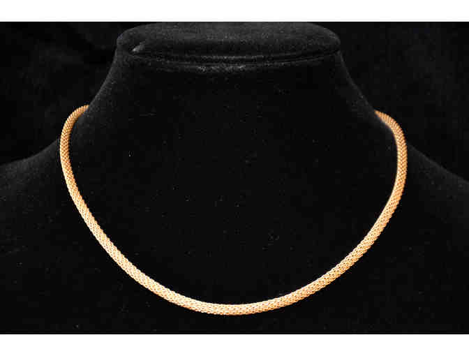 Gold Wash Sterling Silver Necklace 18'