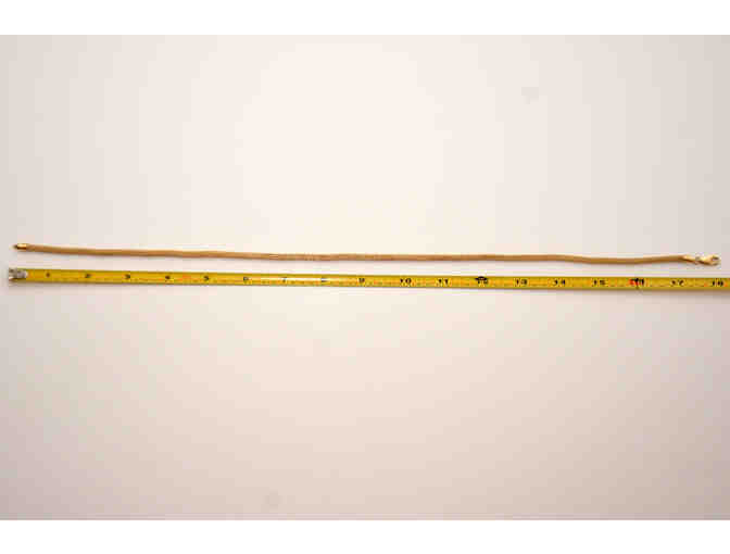 Gold Wash Sterling Silver Necklace 18'