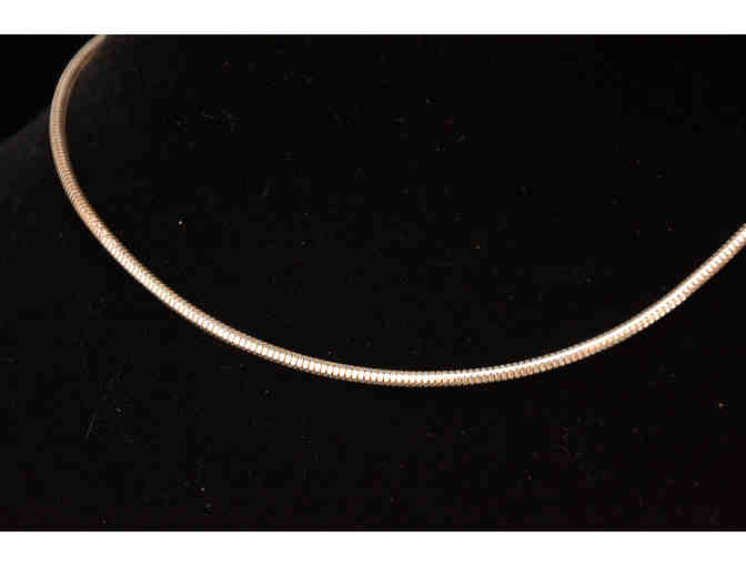 Sterling Silver Snake Chain Necklace 15'