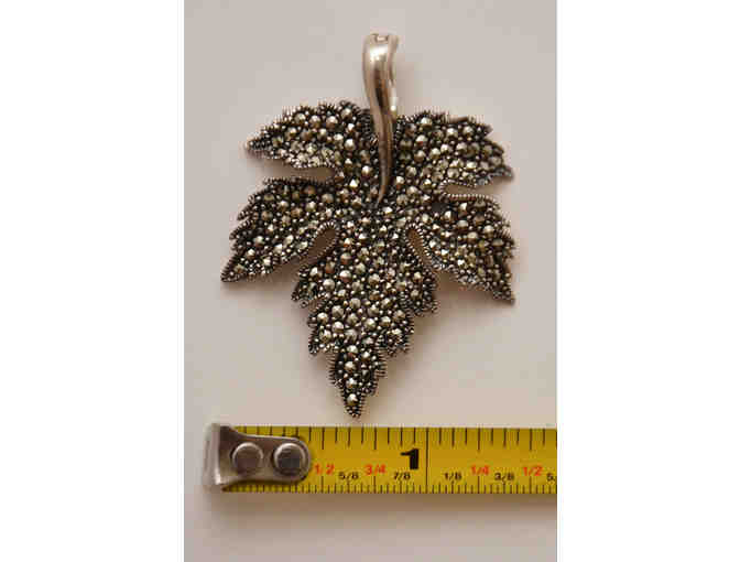 Sterling Silver Leaf Pendant