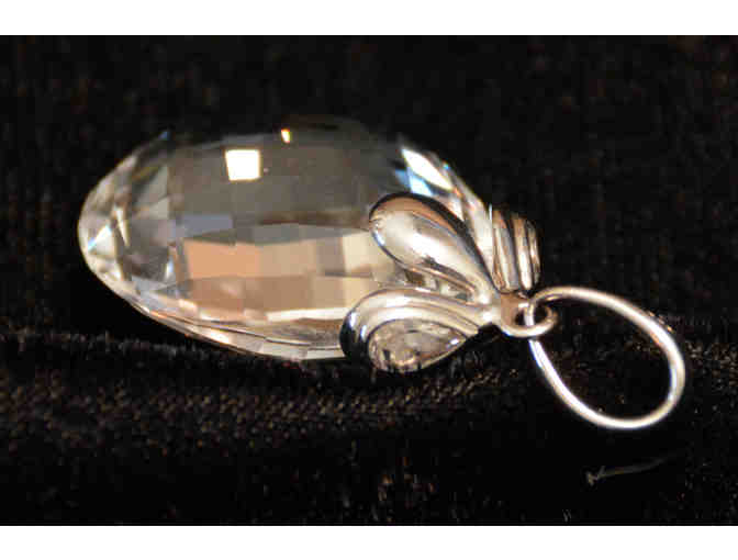 Sterling Silver and Clear Crystal Pendant