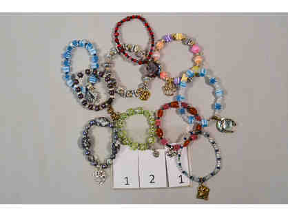 beaded bracelet lot