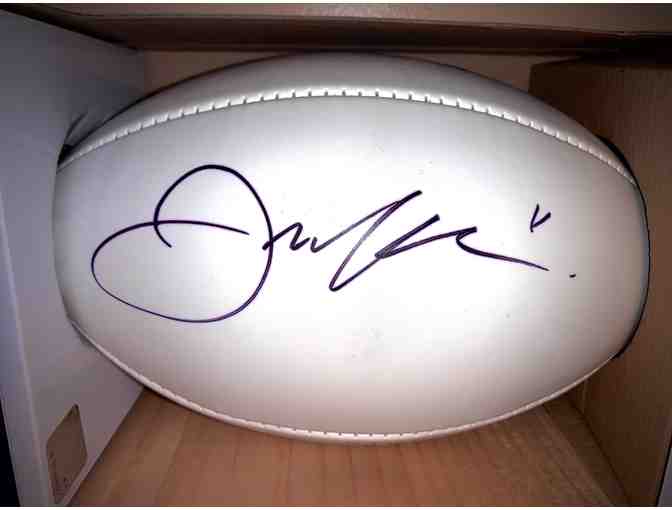 Signed Julian Edelman Football