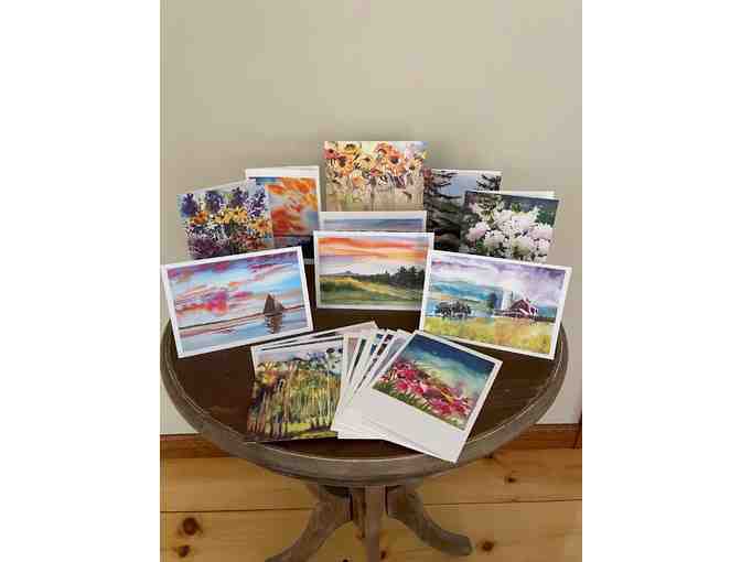 Katharine Monstream Art - Sunflowers III Print and 20 Greeting Cards