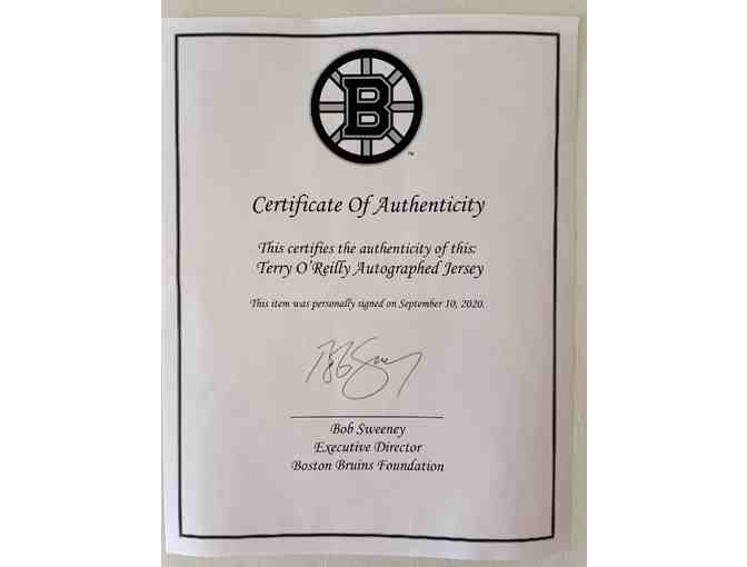 Terry O'Reilly Signed Jersey