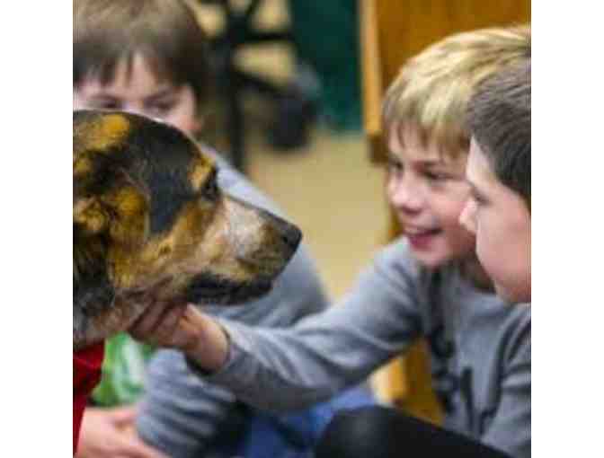Operation H.E.E.L Animal Assisted Therapy Sessions with Therapy Dog