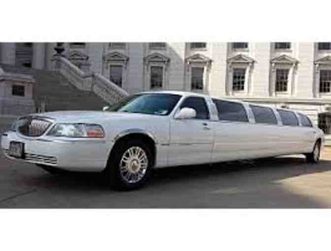 Limousine Ride for 8 People plus $300 Gift Card to Buck & Honey's!