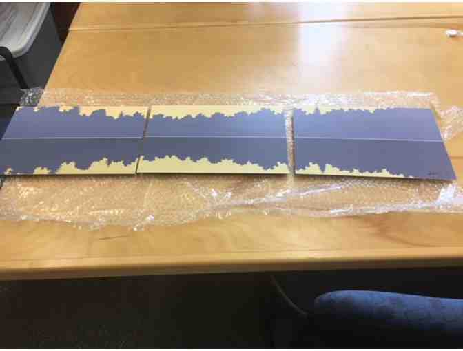 Dan O'Donnell Triptych on Metal Plate