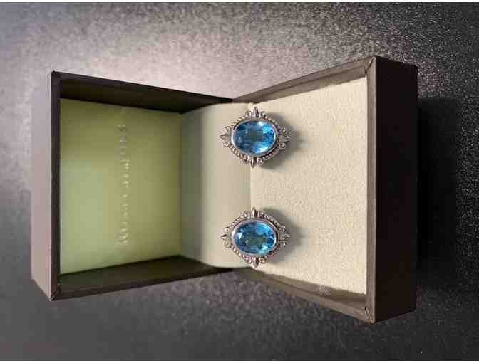 Andrea Candela 'Fleur de Lis' Blue Topaz Jewelry Set from Ross+Simons