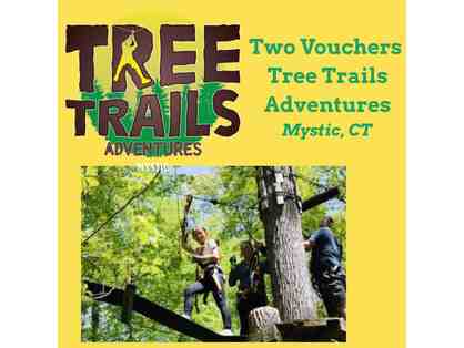 Two Vouchers Tree Trails Adventures, Mystic CT