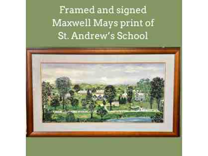 Framed Maxwell Mays St. Andrew's Print