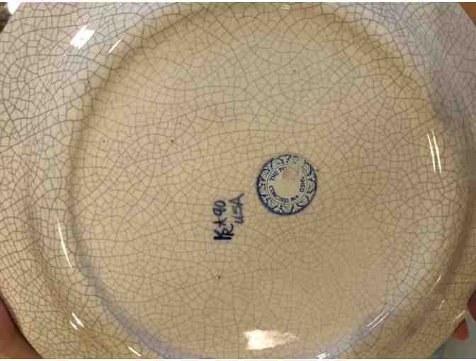 Lot of Six Dedham Pottery Plates - circa 1990