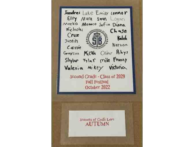 2nd Grade Class - Seasons of God's Love - Autumn