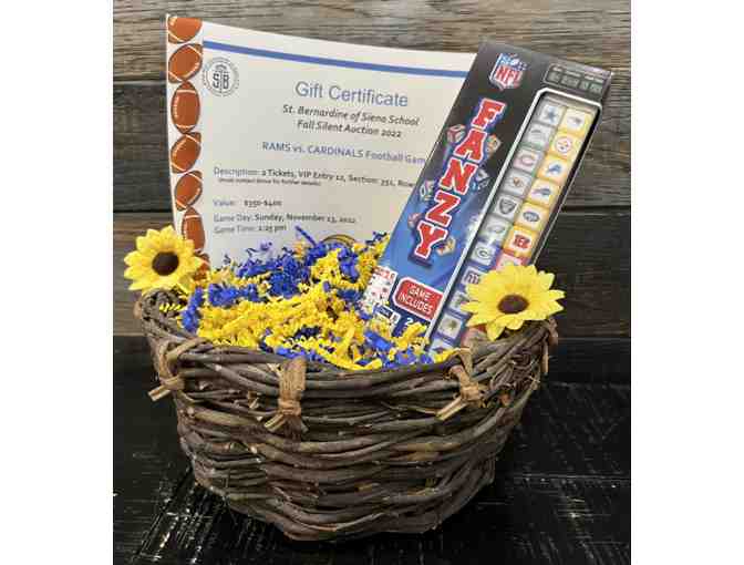 Rams Football Fanzy Basket