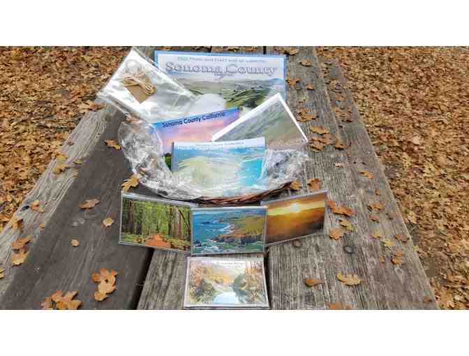 Photo Gift Basket with Calendar and Art Cards by Robert Janover!