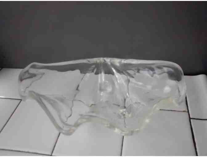 Set of Two Lucite Seashell Hostess dishes