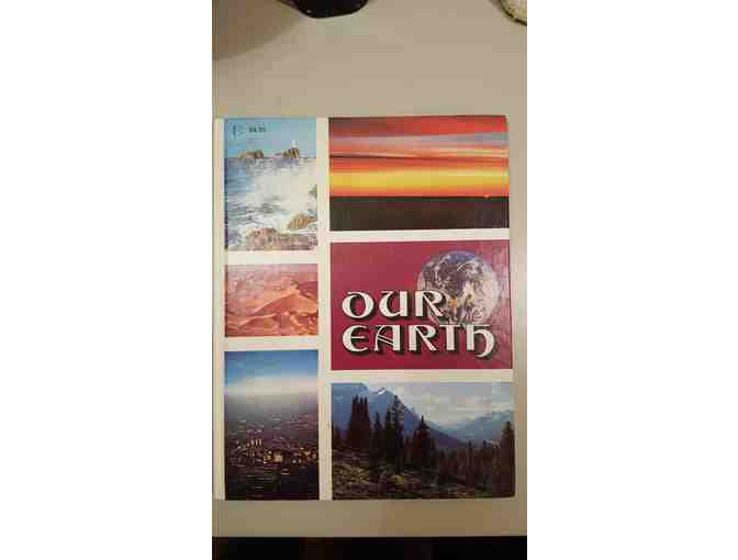 Vintage Illustrated Nature books: Our Earth; The Sea; Birds of North America