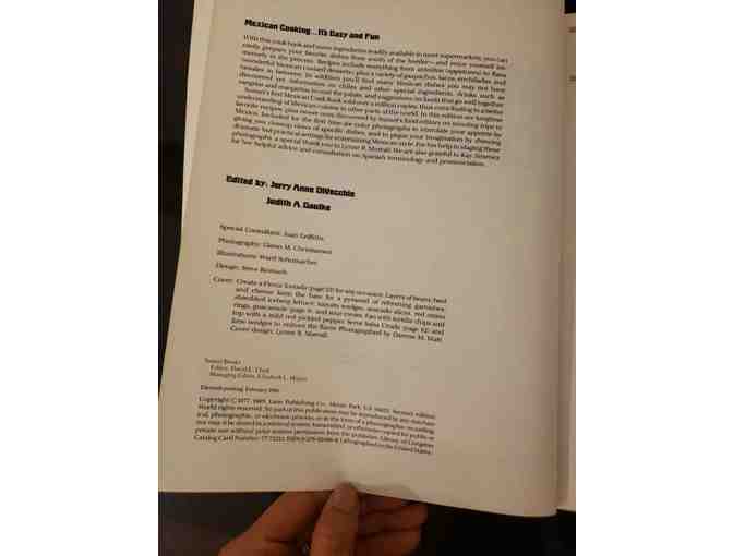 Mexican Cookbook - from Sunset Magazine - Vintage 1977