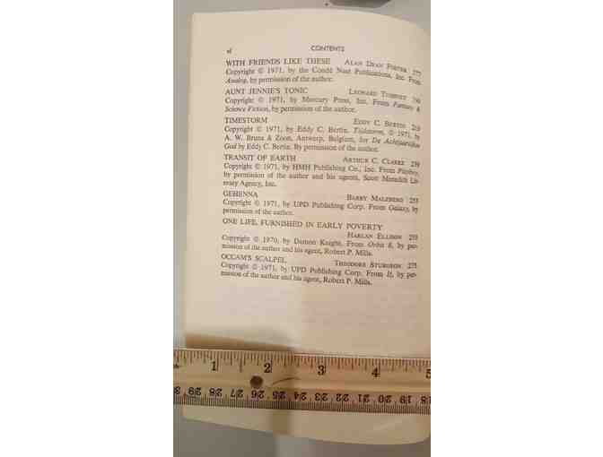 The 1972 Annual World's Best SF, Donald A. Wollheim, Editor