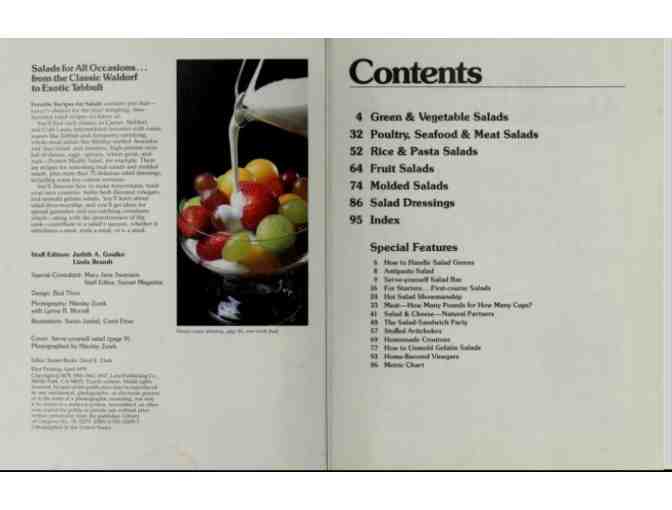 Favorite Recipes for Salads (Sunset) - Vintage 1979