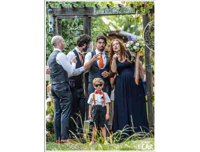 Pro Photoshoot... with wine and flowers!