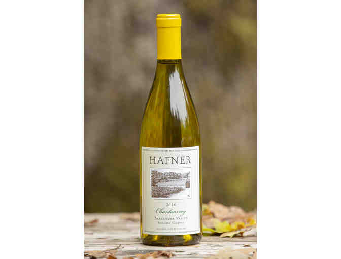 Hafner 2016 Chardonnay, three bottles