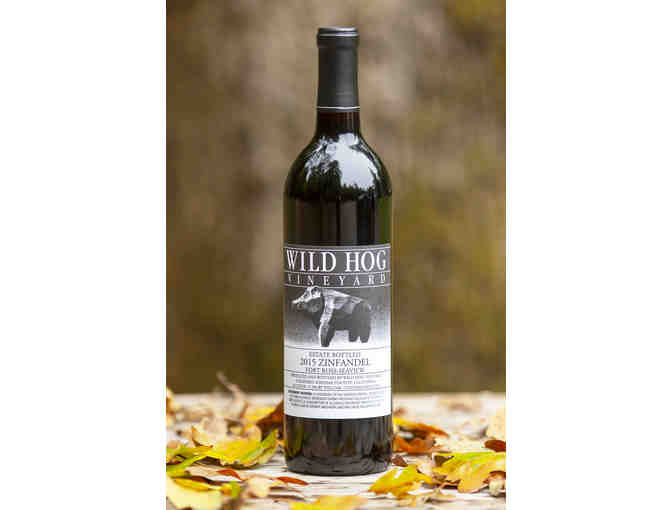 Wild Hog 2015 Zinfandel and Wild Hog Pinot Noir (one bottle each)