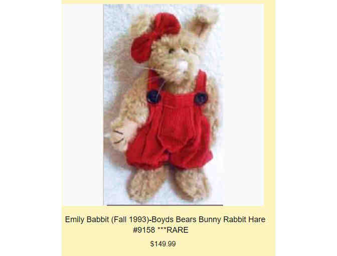 Boyds Bear and Boyds Rabbit