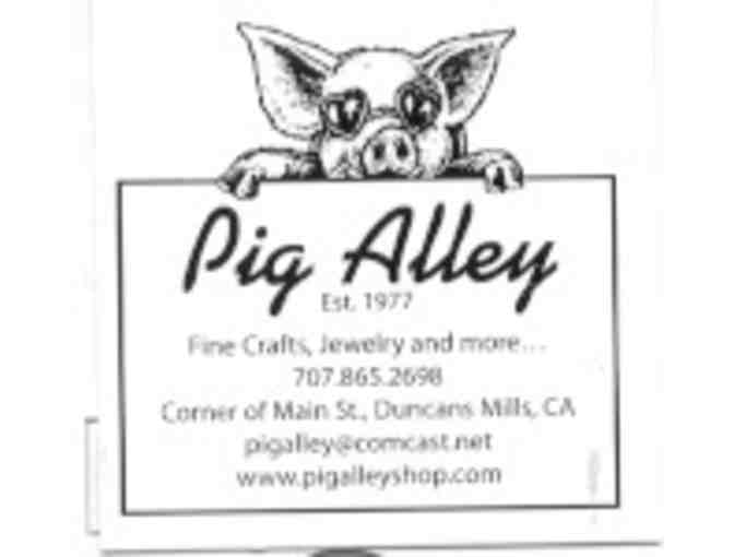 Petite Ceramic Bowl and a $25 gift certificate to Pig Alley