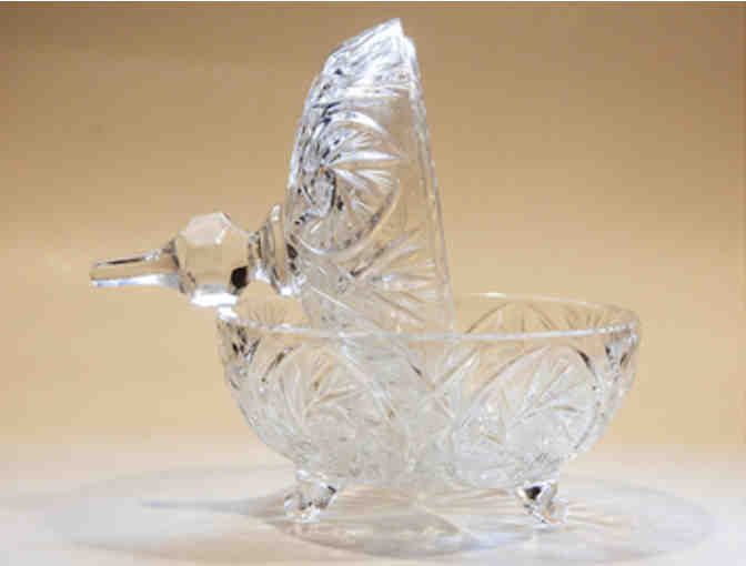 Beautiful Authentic Waterford Crystal Candy Dish with lid